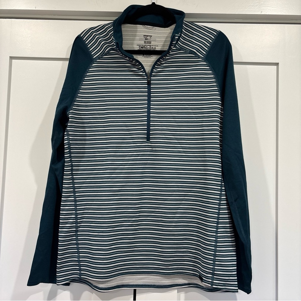 Patagonia Capilene 3 Midweight 1/4 Zip Mens Large Pullover Shirt Base Layer